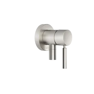 Concealed single-lever mixer with cover plate with integrated shower connection - Brushed Platinum - 36 046 660-06