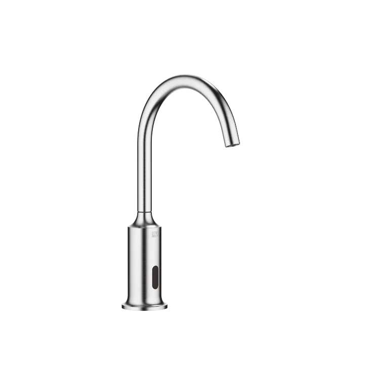 VAIA Washstand fitting with electronic opening and closing function without pop-up waste - Brushed Chrome - 44 521 809-93 0010