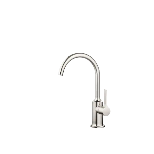 VAIA Single-lever basin mixer without pop-up waste - Platinum - 33 521 809-08