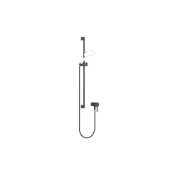 Concealed single-lever mixer with integrated shower connection with shower set without hand shower - Matte Black - 36 110 970-33