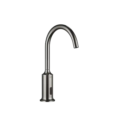 VAIA Touchfree Robinetterie de lavabo avec fonction d’ouverture et de fermeture électronique sans garniture d’écoulement - Dark Chrome - 44 521 809-19
