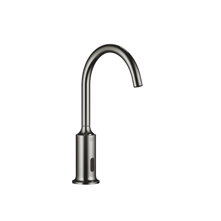 VAIA Washstand fitting with electronic opening and closing function without pop-up waste - Dark Chrome - 44 521 809-19