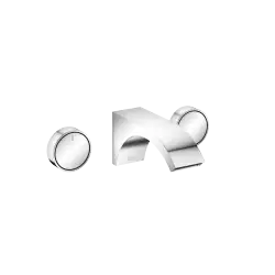 CYO Wall-mounted three-hole lavatory mixer without drain - Chrome - Set containing 2 articles