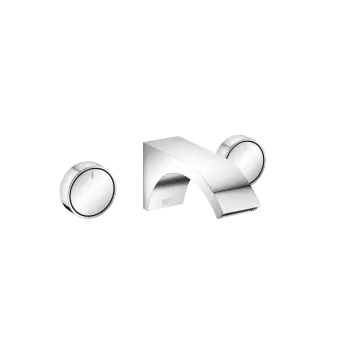CYO Wall-mounted basin mixer without pop-up waste - Chrome - Set containing 2 articles