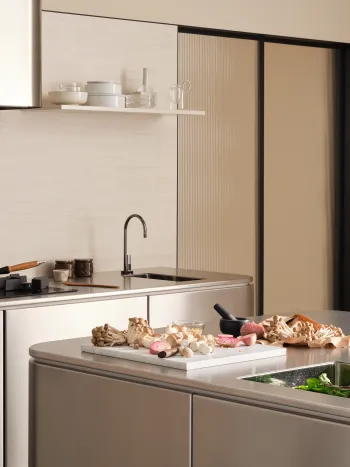 Dornbracht tara ultra design series inspiration kitchen kitchen faucet dark chrome