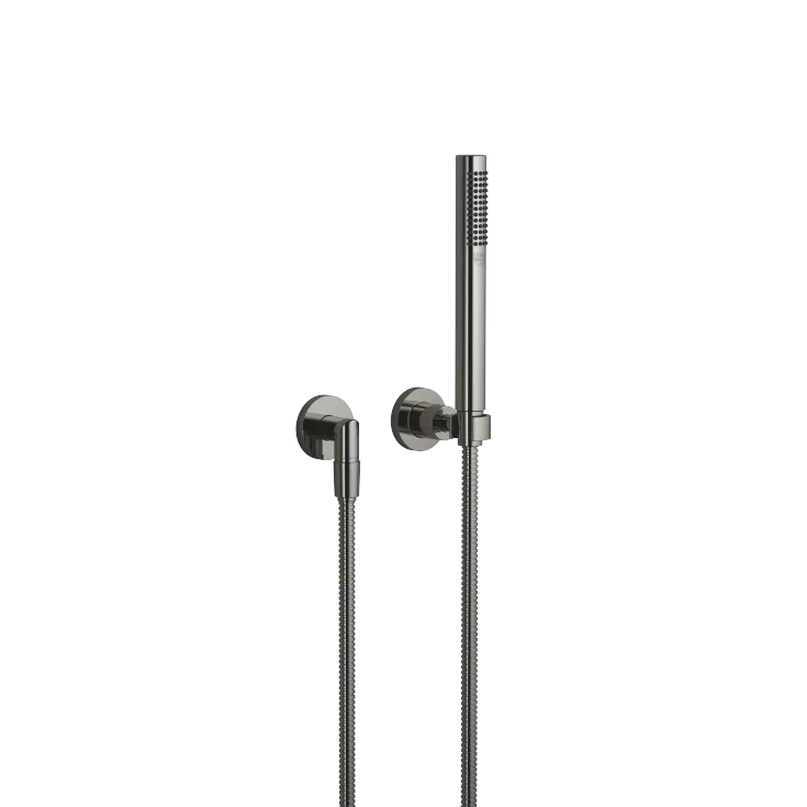 TARA Hand shower set with individual rosettes FlowReduce - Dark Chrome - 27 802 892-19 0010