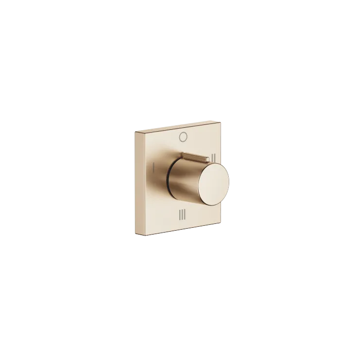 SYMETRICS Wall mounted three-way diverter - Brushed Champagne (22kt Gold) - 36 210 980-46 0010