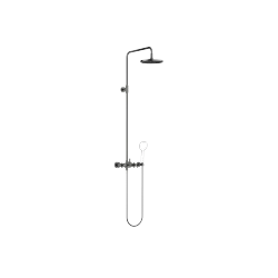 TARA Showerpipe without hand shower FlowReduce 220 mm - Brushed Dark Platinum - 26 633 892-99