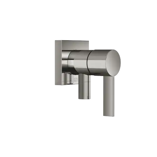 Miscelatore monocomando incasso con piastra di copertura con attacco doccia incluso - Dark Chrome - 36 046 970-19