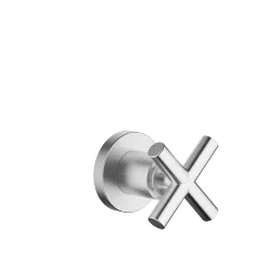 TARA Wall valve clockwise closing 1/2" - Brushed Chrome - 36 607 892-93