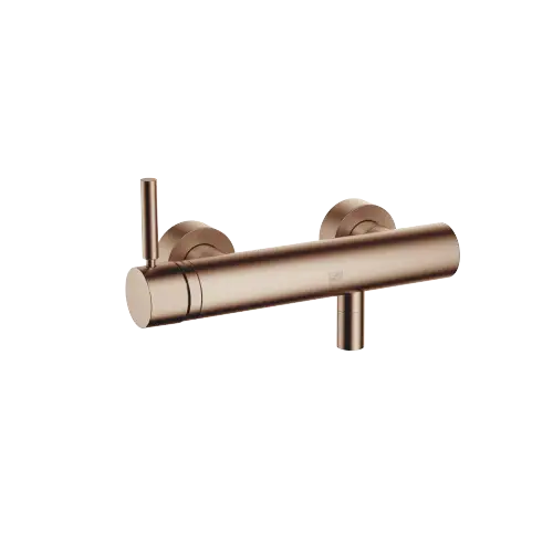 META Single-lever shower mixer for wall mounting - Brushed Bronze (PVD) - 33 300 660-42