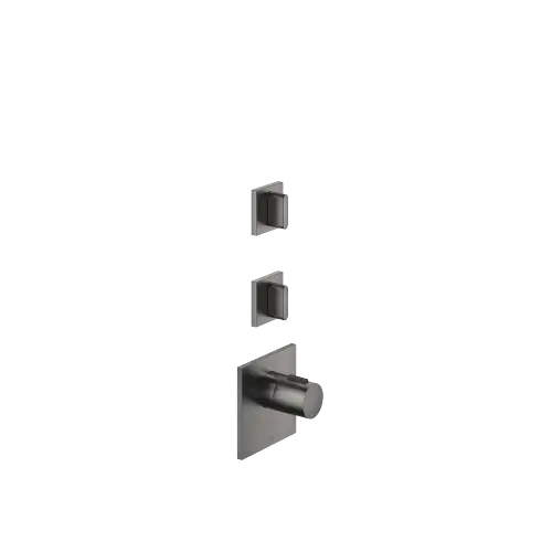 CL.1 xTOOL Module thermostatique avec 2 robinets - Dark Platinum brossé - Set contenant 1 articles