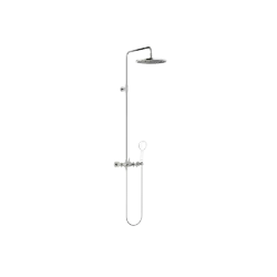 TARA Colonne de douche avec mélangeur de douche sans douchette 300 mm - Platine brossé - 26 623 892-06