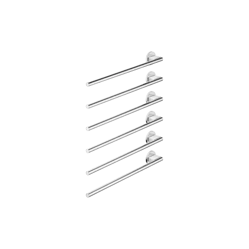 Towel warmer , 6-fold , projection left , without control element - Chrome - 83 306 979-00