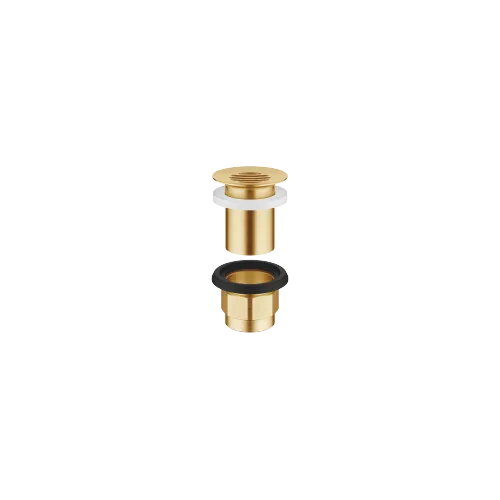 Válvula con filtro 1 1/4" para lavabo 1 1/4" - Latón cepillado (Oro 23k) - 10 110 970-28