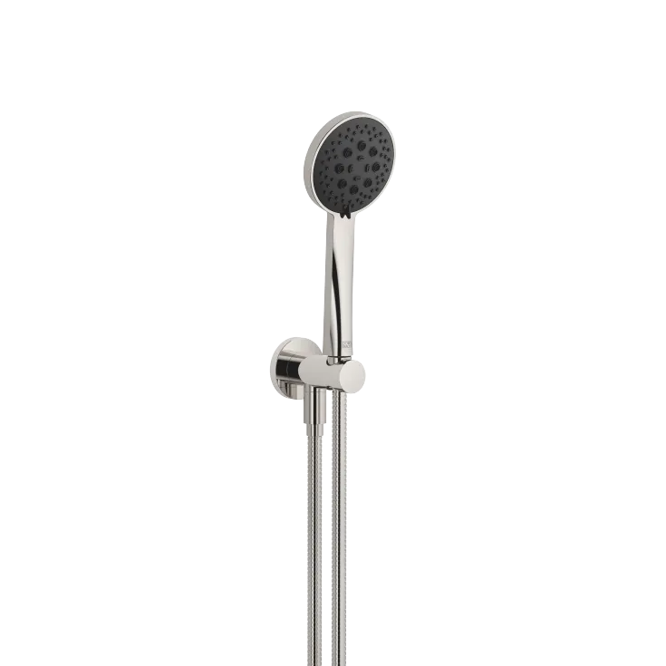 Juego de ducha de mano con soporte de ducha integrado FlowReduce - Platino - 27 803 660-08 0010
