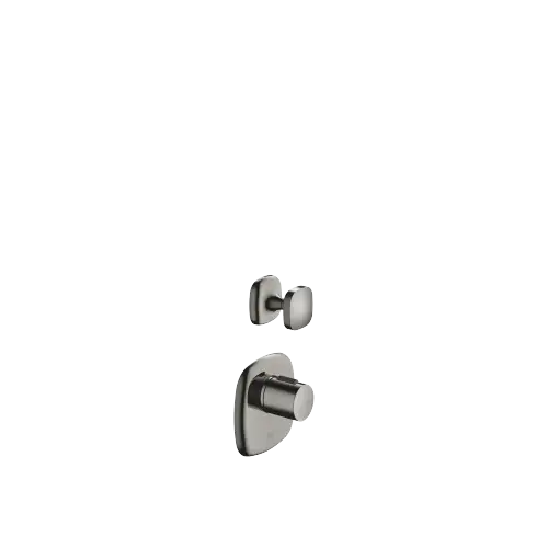 COYA xTOOL Thermostatmodul mit 1 Ventil - Dark Chrome - Set aus 2 Artikeln