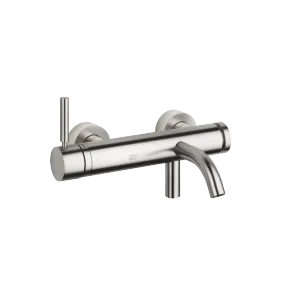 META Single-lever bath mixer for wall mounting without shower set - Brushed Platinum - 33 200 660-06