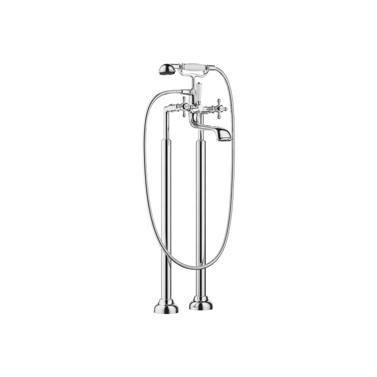 MADISON Two-hole bath mixer for free-standing assembly with hand shower set - Chrome - 25 943 360-00 0050