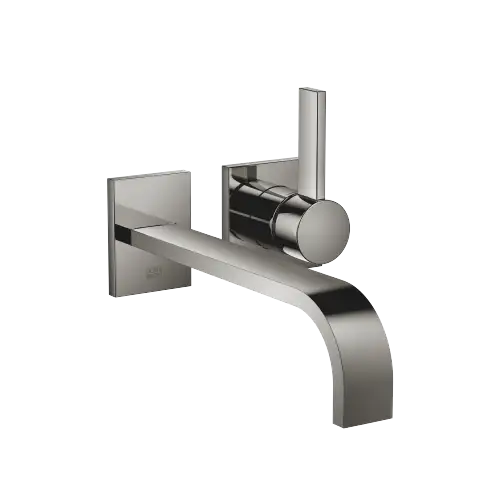 MEM Wall-mounted single-lever basin mixer without pop-up waste - Dark Chrome - 36 862 782-19