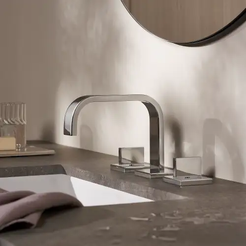 MEM Mélangeur lavabo à 3 trous avec garniture d'écoulement - Chrome - 20 705 782-00