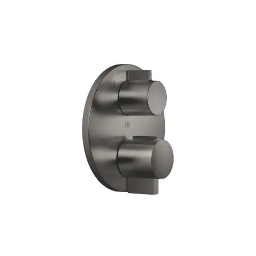 Concealed thermostat with three-way diverter - Brushed Dark Platinum - 36 428 970-99 0010