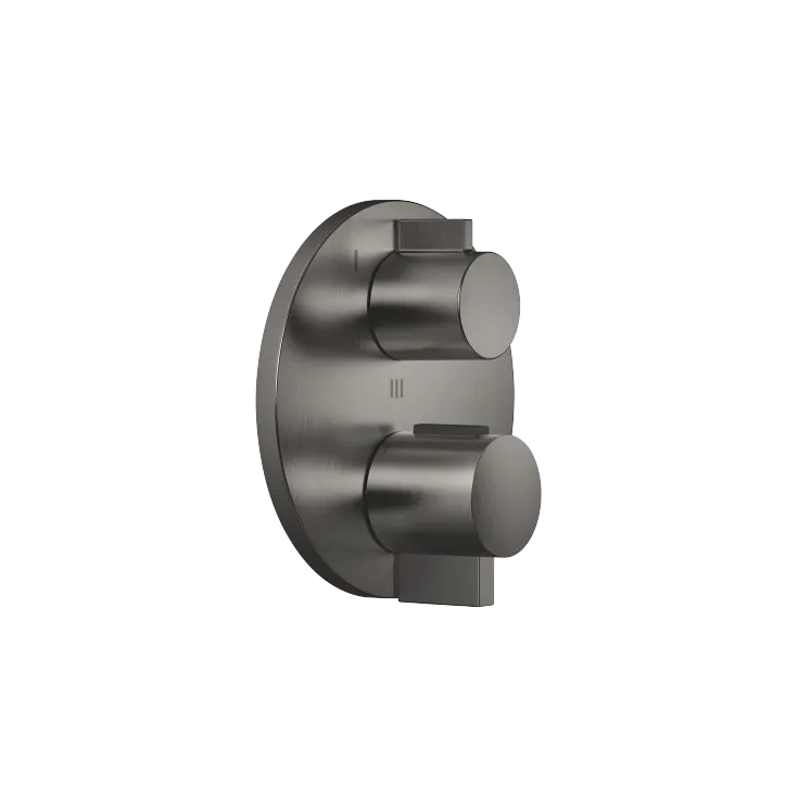 Concealed thermostat with three-way diverter - Brushed Dark Platinum - 36 428 970-99 0010