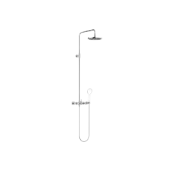 TARA Colonne de douche sans douchette FlowReduce 220 mm - Chrome brossé - 26 633 892-93