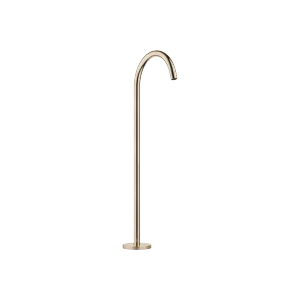 META Bath spout without diverter for free-standing assembly - Brushed Champagne (22kt Gold) - 13 672 661-46