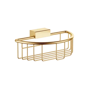 Shower basket for wall mounting - Brushed Durabrass (23kt Gold) - 83 290 970-28