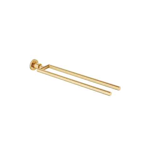 TARA Towel bar in two parts non-swivel - Brushed Durabrass (23kt Gold) - 83 210 892-28