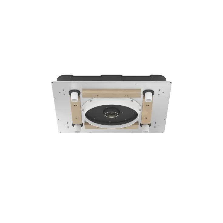 SERIES-VARIOUS AQUAHALO Concealed ceiling installation box - Brushed Platinum - 35 750 970-06