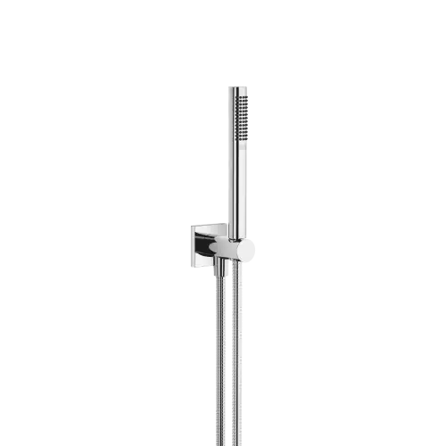 Hand shower set with integrated shower holder - Chrome - 27 812 970-00
