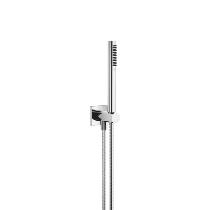 Hand shower set with integrated shower holder - Chrome - 27 812 970-00
