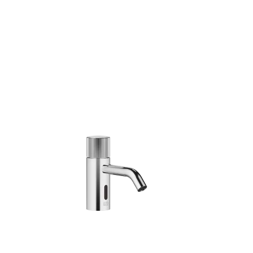 META Chrome Washstand faucets: Washstand fitting with electronic opening and closing function without pop-up waste