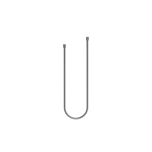 Plastic shower hose 1/2" x 1/2" x 1750 mm - Dark Chrome - 28 102 970-19