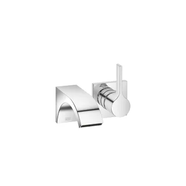 Wall-mounted single-lever basin mixer without pop-up waste - 36 860 811-00