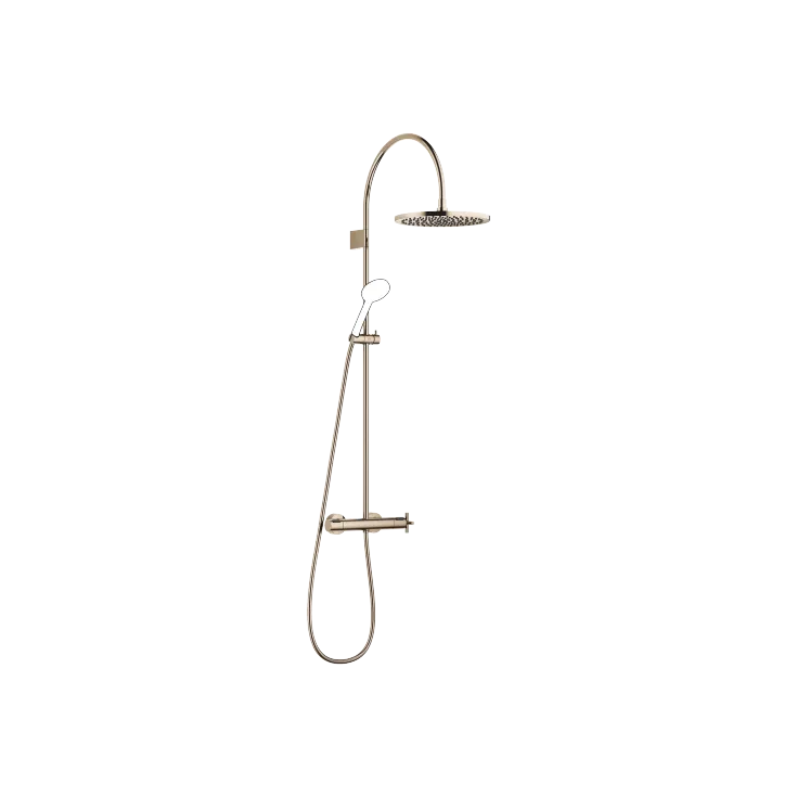 TARA Showerpipe mit Brause-Thermostat ohne Handbrause - Light Gold - 34 465 892-26