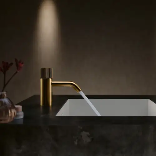 META Touchfree Washstand fitting with electronic opening and closing function without pop-up waste - Chrome - 44 511 660-00