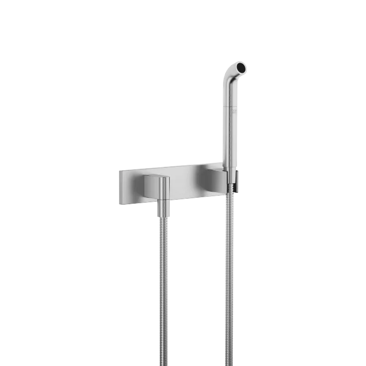 Affusion pipe with cover plate - Brushed Chrome - 27 838 979-93