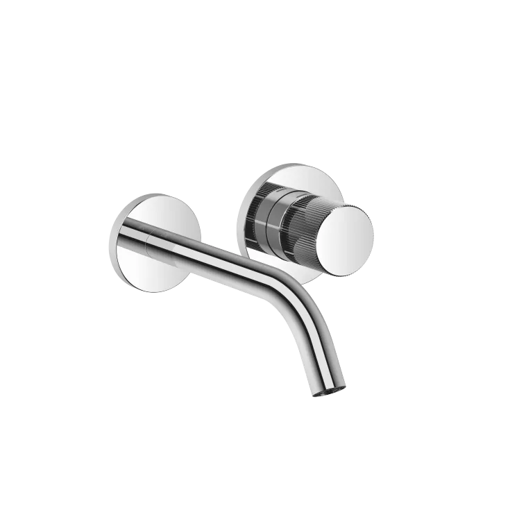 META META PURE Wall-mounted single-lever basin mixer without pop-up waste - Chrome - 36 860 664-00