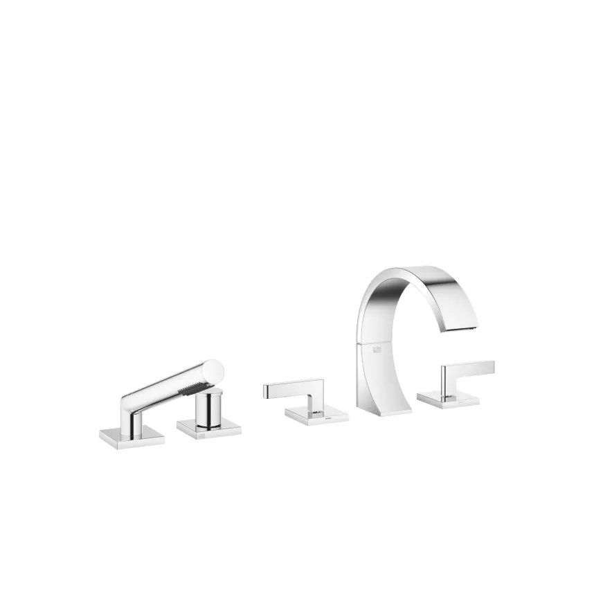 CYO Chrome Tub faucets Five hole tub set for deckmounted tub installation