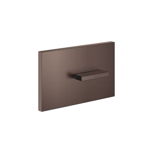 Cover plate for the concealed WC cistern made by TeCe - Brushed Dark Bronze (PVD) - 12 660 979-43