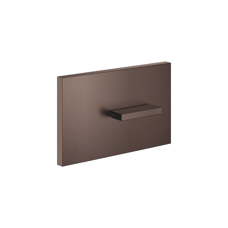 Cover plate for the concealed WC cistern made by TeCe - Brushed Dark Bronze (PVD) - 12 660 979-43