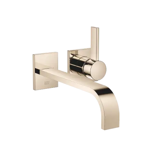 MEM Wall-mounted single-lever basin mixer without pop-up waste - Champagne (22kt Gold) - 36 862 782-47