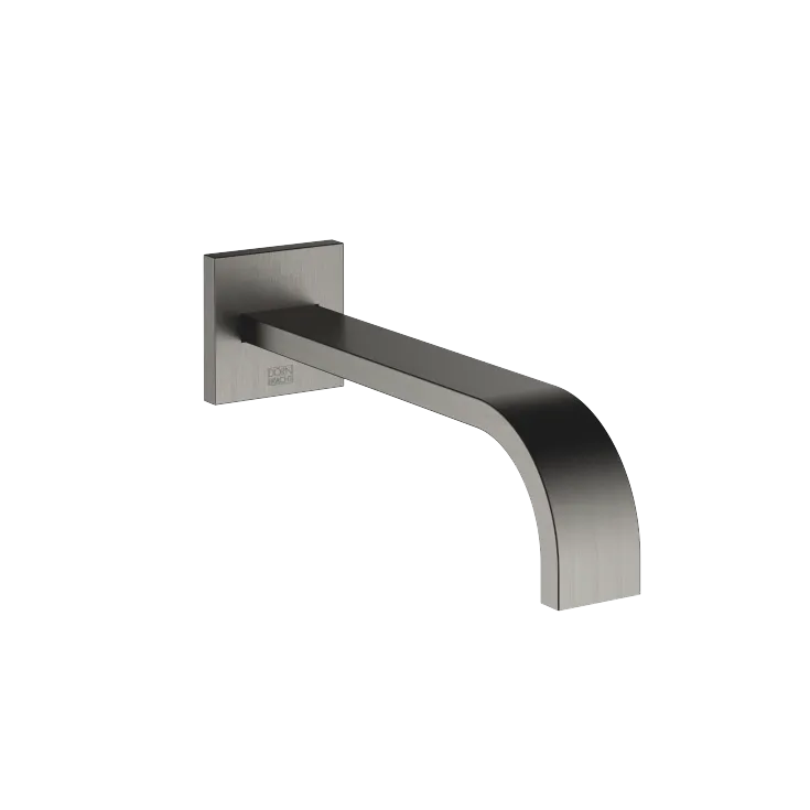 MEM Caño de salida de bañera para montaje a pared - Dark Platinum cepillado - 13 801 782-99