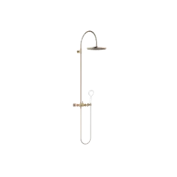 TARA Showerpipe with shower mixer without hand shower 300 mm - Brushed Champagne (22kt Gold) - 26 622 892-46 0050