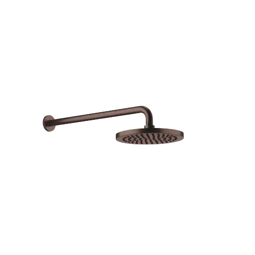Regenbrause mit Wandanbindung 220 mm - Dark Bronze gebürstet (PVD) - 28 647 970-43
