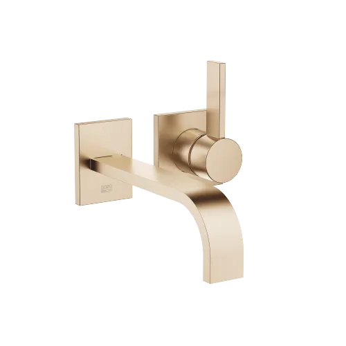 MEM Waschtisch-Wand-Einhandbatterie ohne Ablaufgarnitur - Champagne gebürstet (22kt Gold) - 36 861 782-46