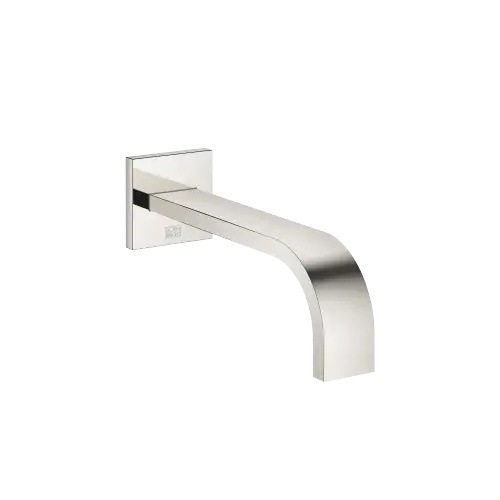 MEM Wall-mounted basin spout without pop-up waste - Platinum - 13 800 782-08